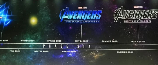 Marvel Studios Phase 6 Release Schedule